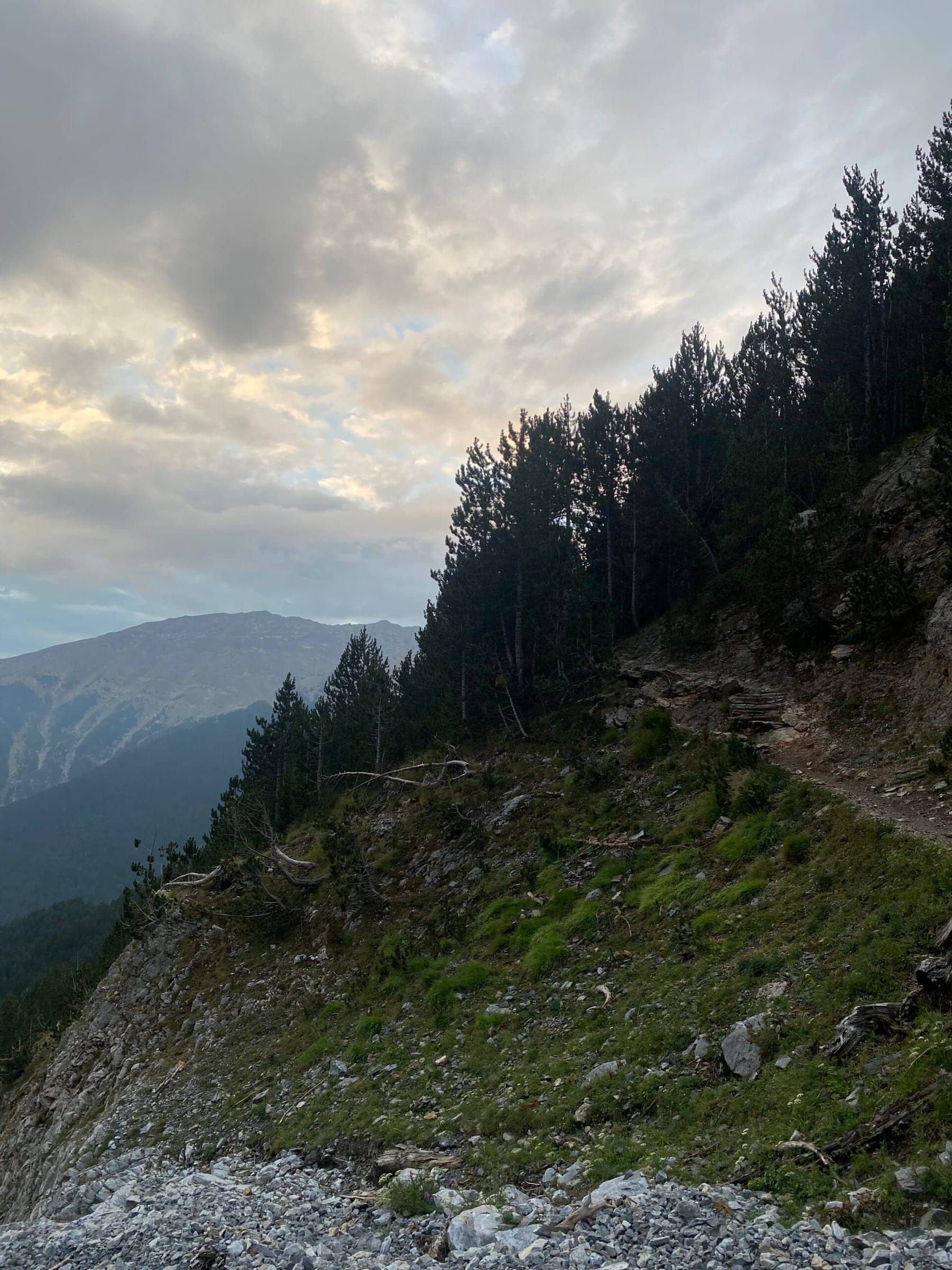 Emerging from the mystical forests beneath Mount Olympus and ascending towards the refuge