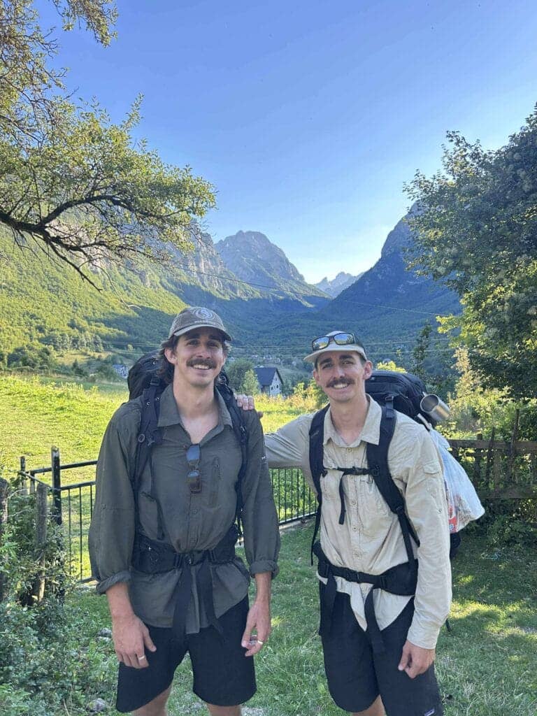 Jake and Riley in Theth