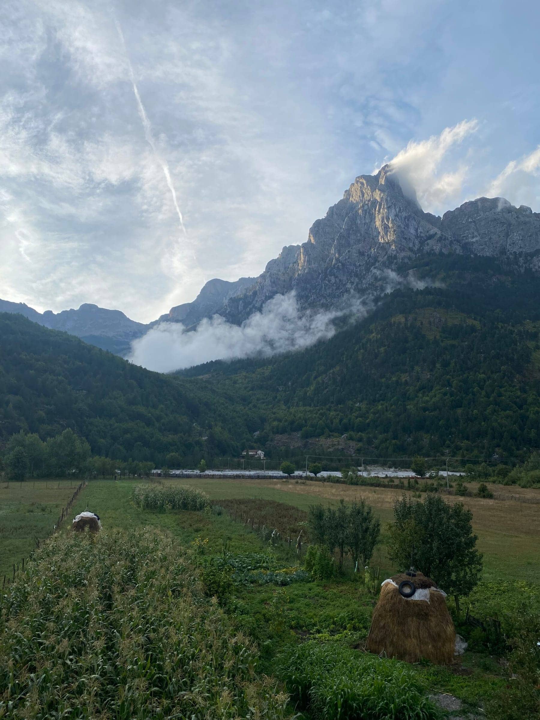 The view of Valbone from our property