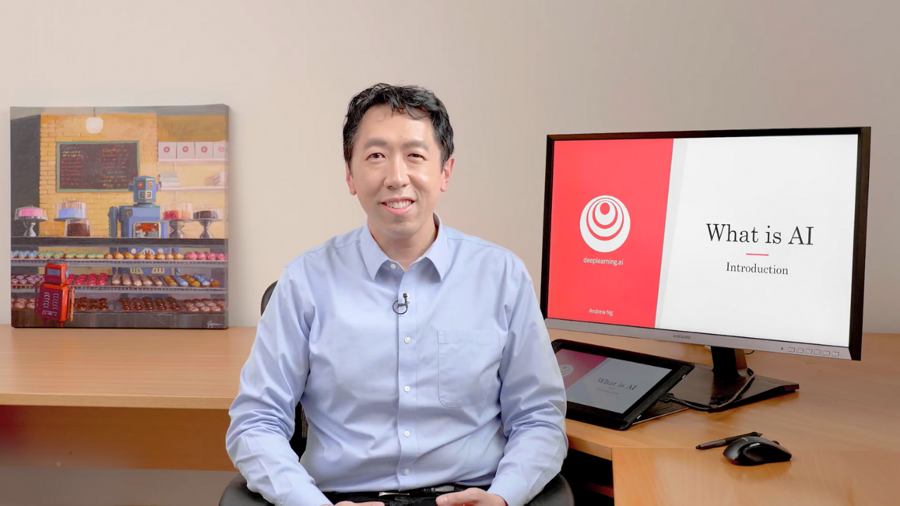 Andrew Ng’s ‘What is AI’ introduction in the ‘AI for Everyone’ course