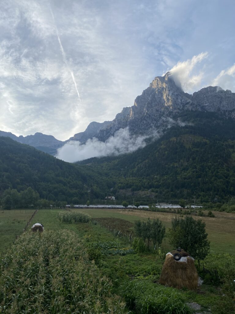 The view of Valbone from our property