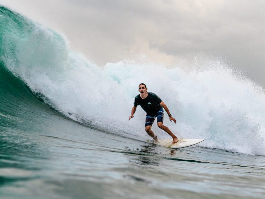 A sequence from Riley’s wave at Lazy Rights