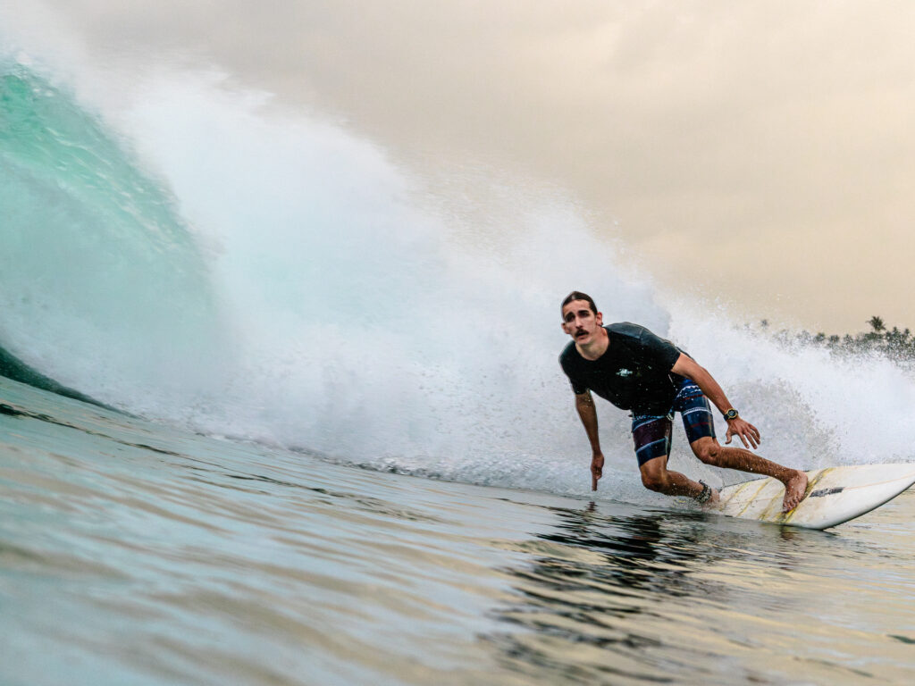 A sequence from Riley’s wave at Lazy Rights